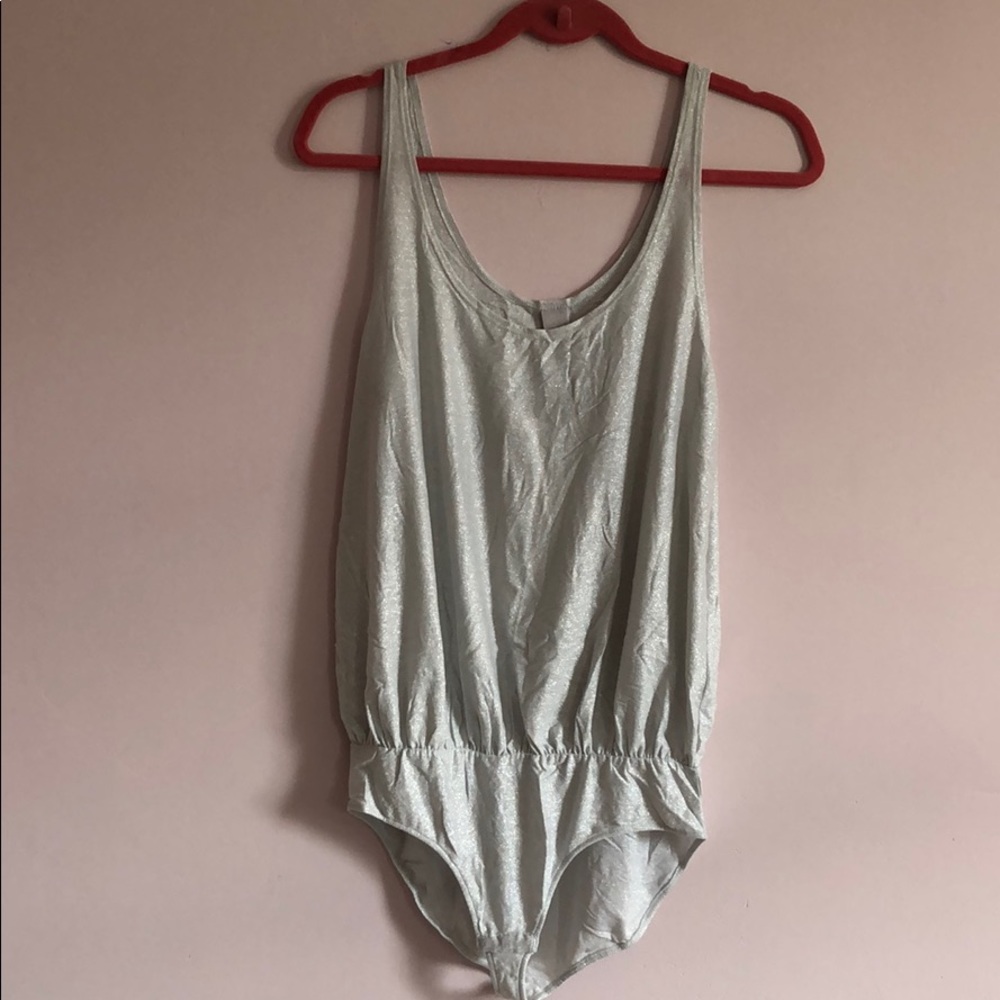 NWT Boutique Metallic Bodysuit